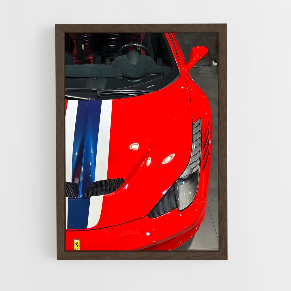 Poster speciale Rouge – affiche Ferrari (vue 5)